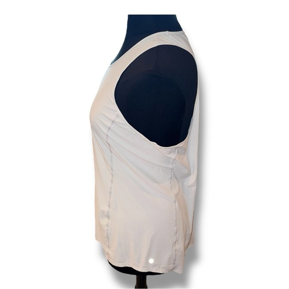 ZELLA Nova Perforated Racerback Tank - Grey Glacier Plus 2X - Picture 3 of 14